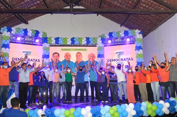 Partido Democratas realiza convenção e anuncia Divaldo Dantas, e Djaci Júnior como  seu vice em Itaporanga