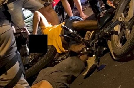 Colisão entre duas motos deixa 4 pessoas feridas, na cidade de Piancó