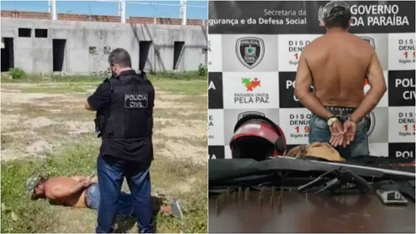 Polícia Civil prende em Patos, autor de homicídio ocorrido no último sábado (05) em Olho D’água