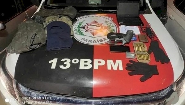 VALE DO PIANCÓ: Homem é preso com revólver calibre 38, durante operação da Polícia Militar