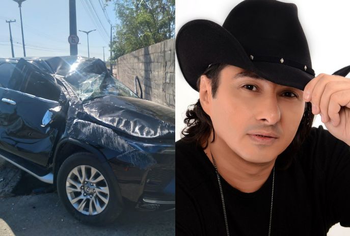 Cantor Vicente Nery sofre várias fraturas após grave acidente de carro