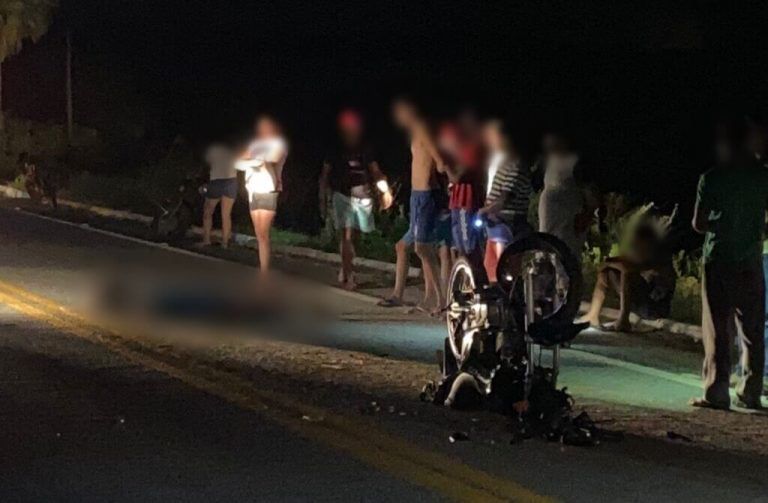 Acidente de moto deixa homem morto em rodovia entre Catingueira e Emas