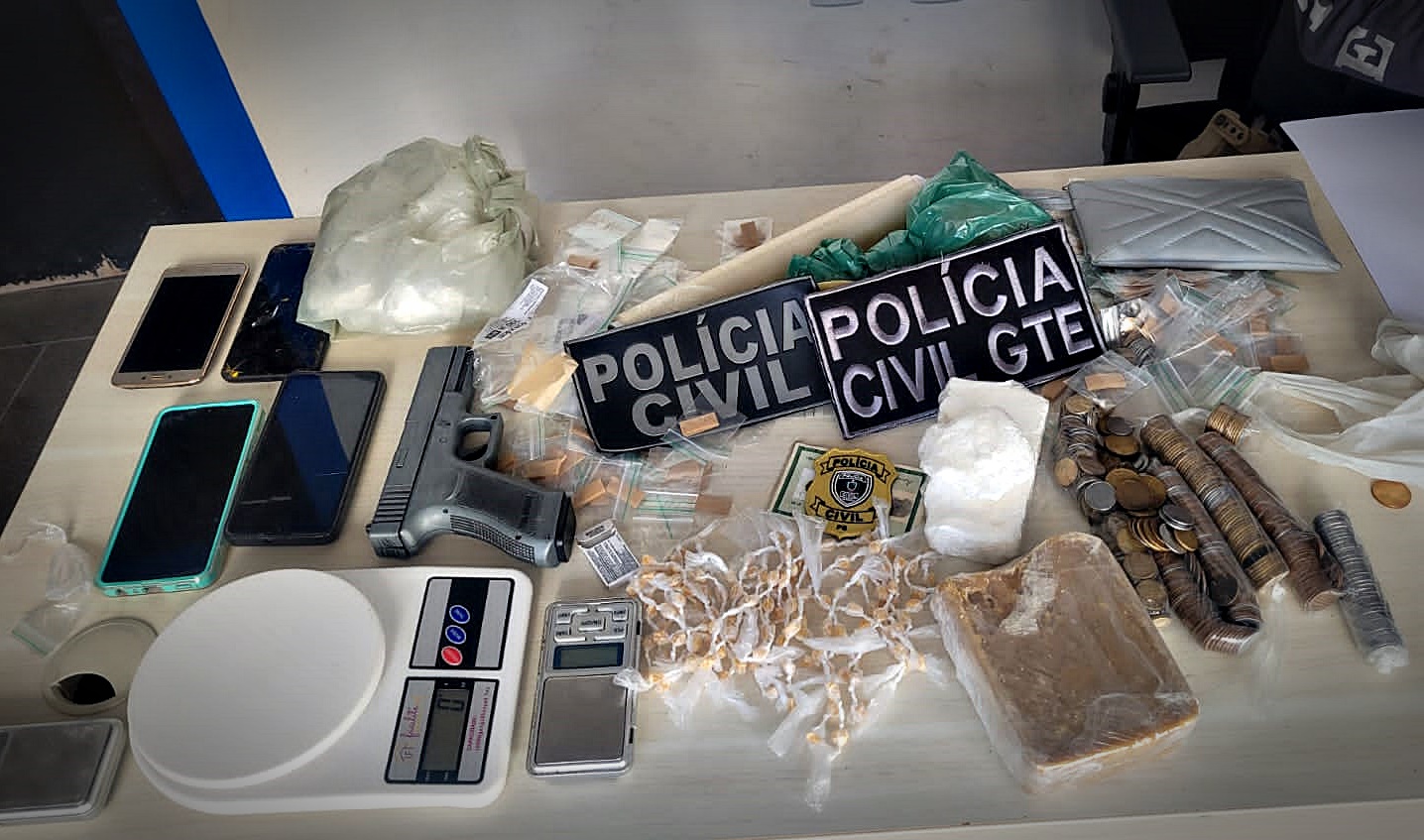 GTE da Polícia Civil apreende grande quantidade de droga, no sertão Paraibano