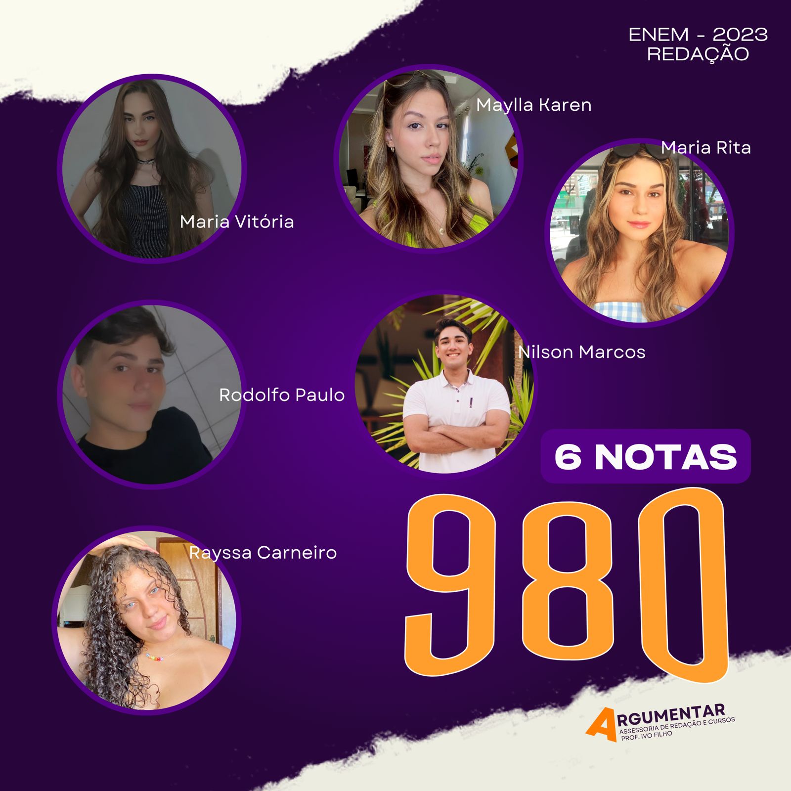 ITAPORANGA: Estudantes da Assessoria Argumentar conseguem obter 980 pontos na redação do Enem.