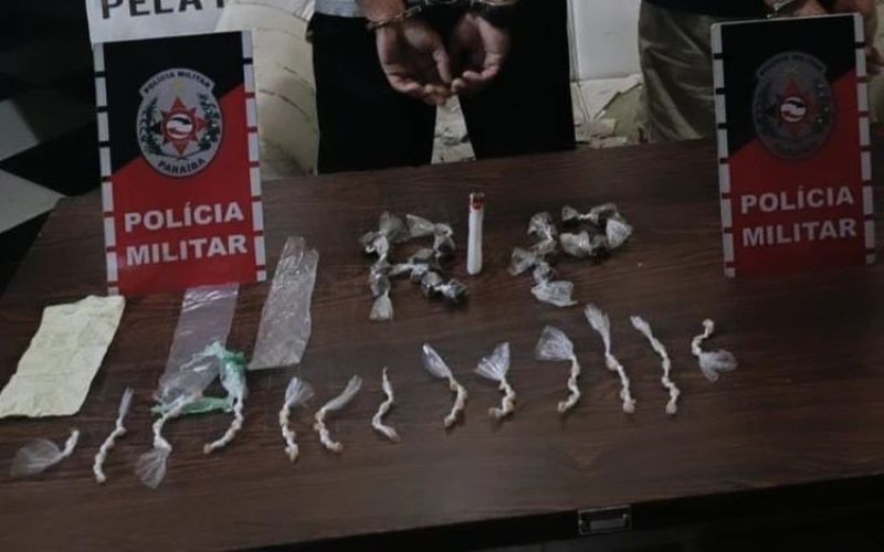 Em cidade no Vale do Piancó Polícia prende dupla por tráfico de drogas