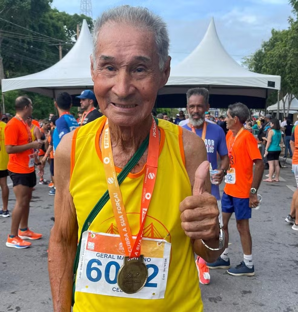 Atleta de 99 anos, conclui 10 km de corrida e ressalta: “minha maior satisfação”