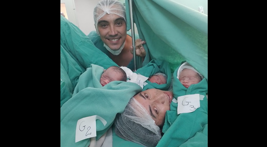 História de superação marca o nascimento de trigêmeos no Sertão da Paraíba após várias complicações de saúde