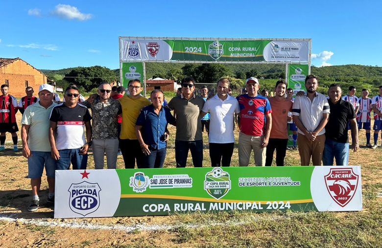 Prefeito Bal Lins prestigia abertura da 2ª Copa Rural de São José de Piranhas e reforça compromisso com o esporte