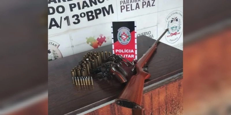 Polícia fecha oficina de fabricação ilegal de armas de fogo em Ibiara