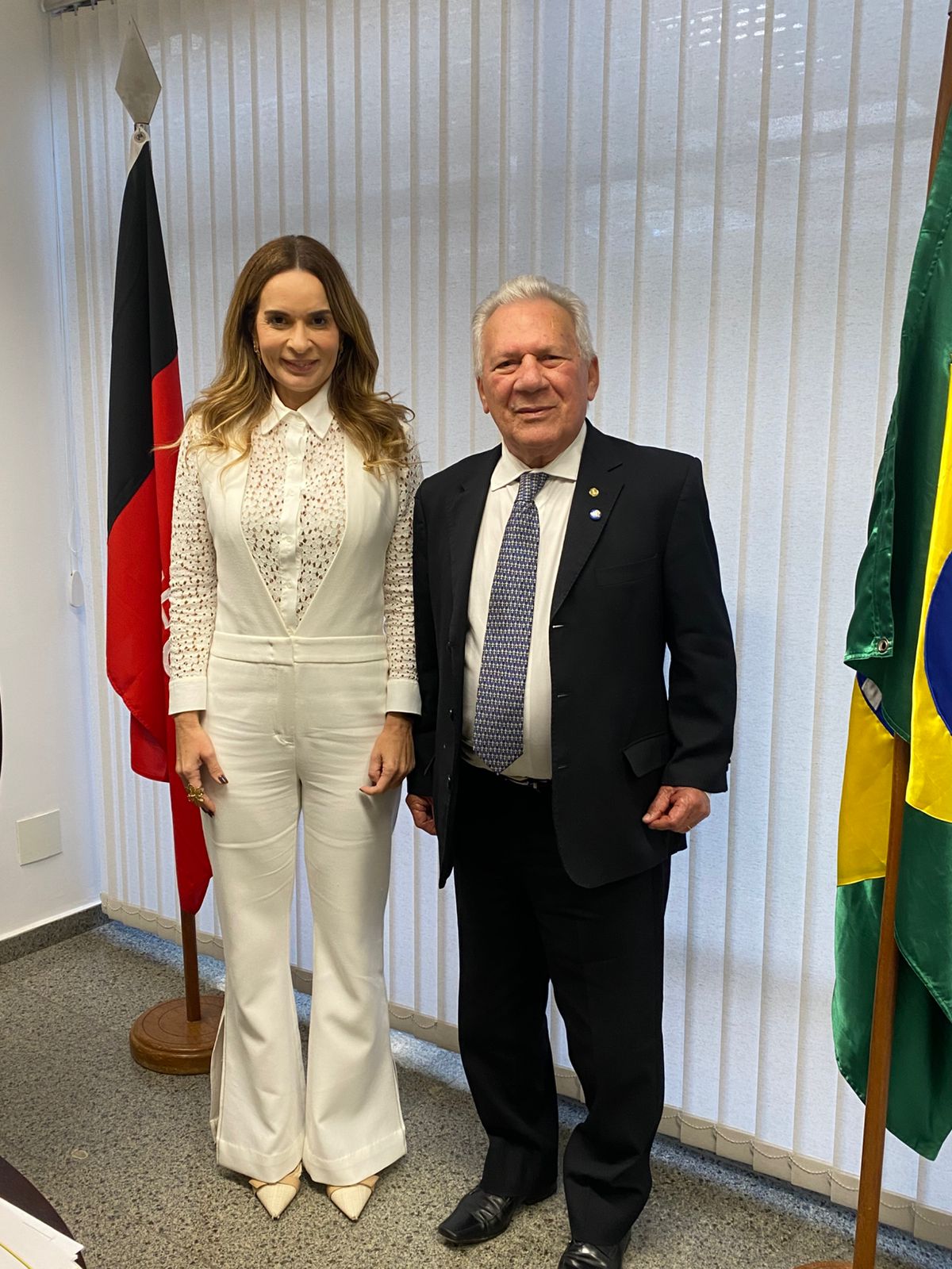 Em Brasília, Zé Aldemir é recebido pela senadora Daniela Ribeiro e consegue destravar o recursos para construção do Hospital da Criança em Cajazeiras