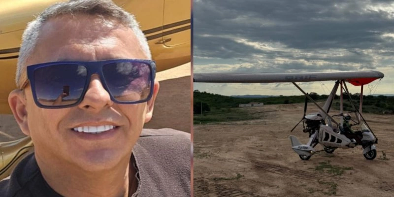 No vale do Piancó Empresário morre em acidente aéreo durante evento