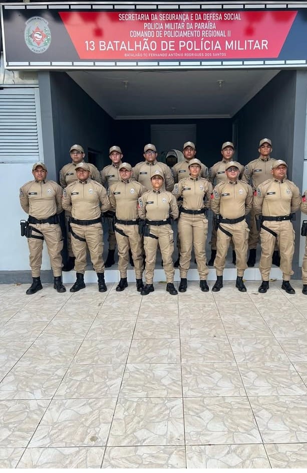 Reforço! 13º BPM recebe 15 novos Policiais Militares.