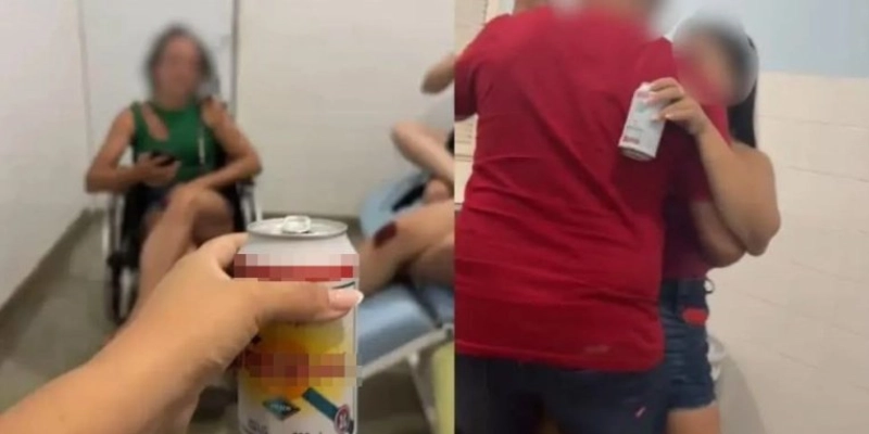 Vídeo: Mulher que filmou grupo bebendo e dançando em hospital de Coremas pede desculpas