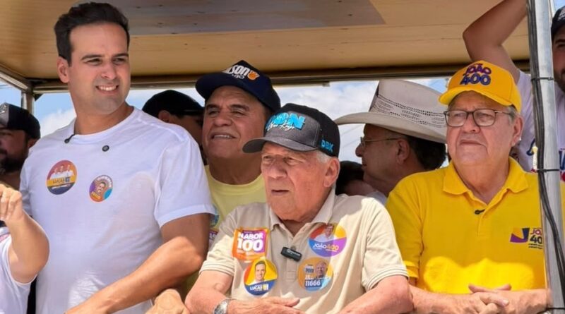 Zé Aldemir participa de caravana ao lado de Lucas, João e Nabor e reforça liderança no Alto Sertão